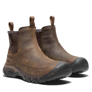 Keen Anchorage III Genuine Leather Crazy Horse Waterproof Mens Pull on Boots 16